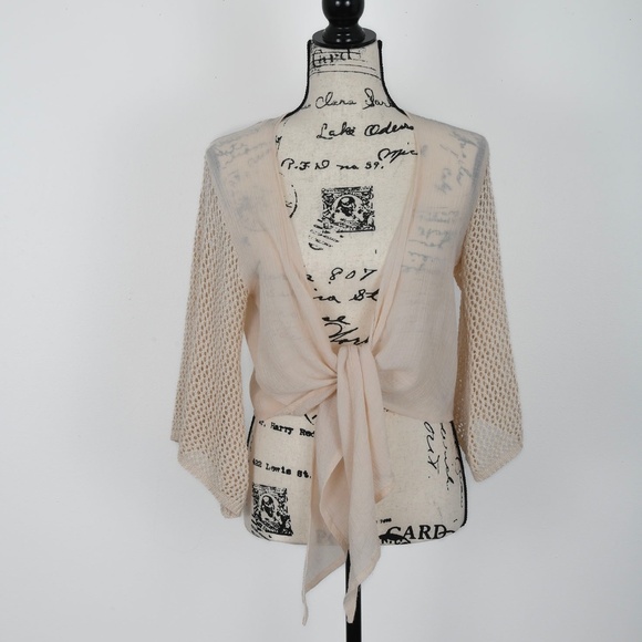 Mesh Kimono Coverup - Picture 1 of 3